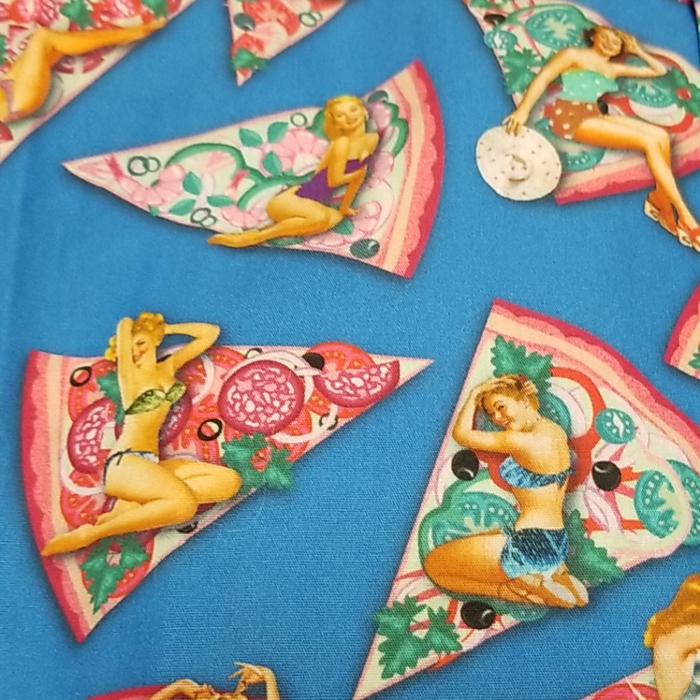 Haspel | Pizza & Pin Up Girl Shirt - Picture 3 of 10